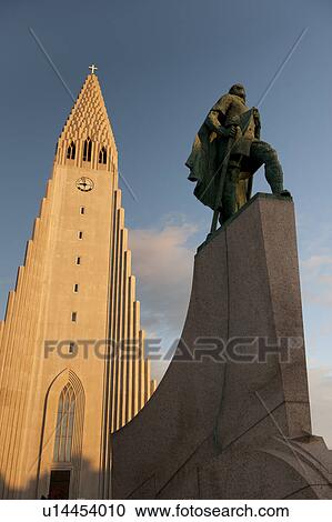 Extrior of a Christian church in Iceland View Large Photo Image Stock Image - Extrior of a Christian church in Iceland. Fotosearch