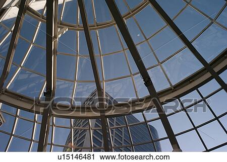 Stock Image - Glass dome of a building in Vancouver, British Columbia, Canada. Fotosearch