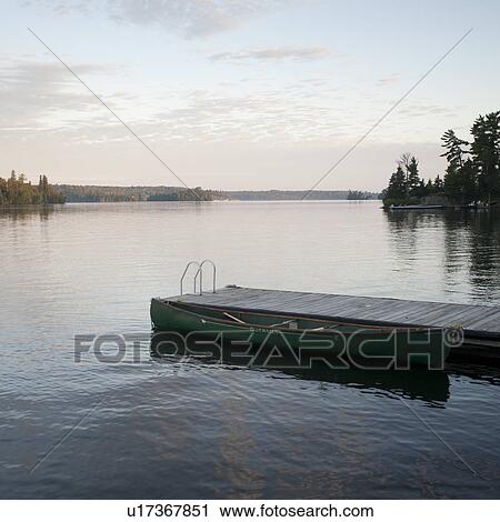 Horizon at dusk at Lake of the Woods, Ontario View Large Photo Image Stock Image - Horizon at dusk at Lake of the Woods, Ontario. Fotosearch