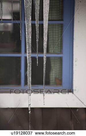 Icicles hanging in Vail, Colorado View Large Photo Image Stock Photo - Icicles hanging in Vail, Colorado. Fotosearch