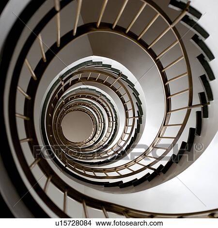 Interior spiral staircase in Iceland View Large Photo Image Picture - Interior spiral staircase in Iceland. Fotosearch