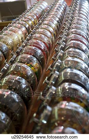 Jars of candies in downtown historic district in Branson, Missouri, USA View Large Photo Image Stock Photography - Jars of candies in downtown historic district in Branson, Missouri, USA. Fotosearch