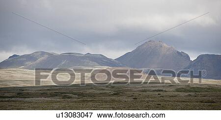 Landscape, distant mountain range, grasslands in forefront View Large Photo Image Stock Photo - Landscape, distant mountain range, grasslands in forefront. Fotosearch