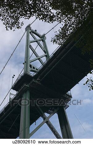Lions Gate Bridge in Vancouver, British Columbia, Canada View Large Photo Image Stock Image - Lions Gate Bridge in Vancouver, British Columbia, Canada. Fotosearch