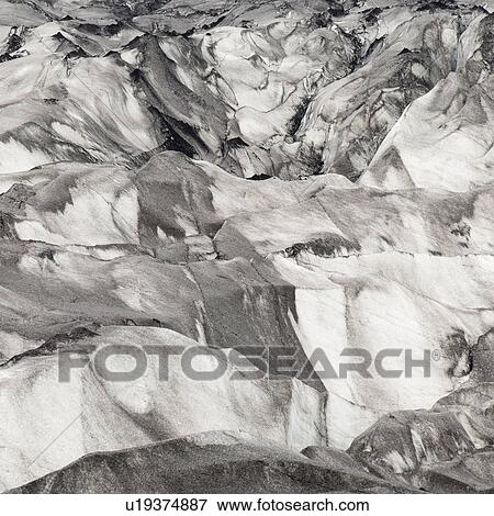 Stock Photo - Melting glacial icefield. Fotosearch