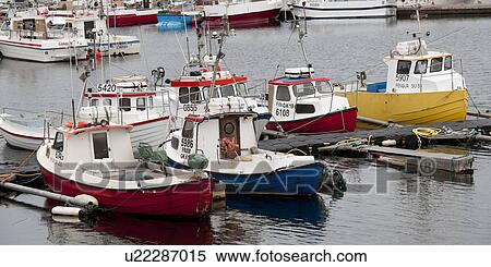 Ocean going fishing boats moored in harbour View Large Photo Image Stock Photography - Ocean going fishing boats moored in harbour. Fotosearch