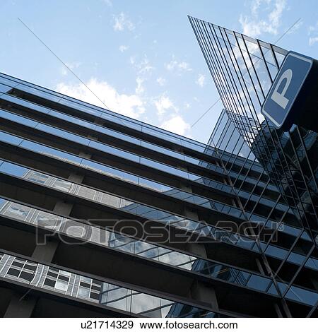 Stock Photo - Parkade for the Mayo Clinic in Rochester, Minnesota, USA. Fotosearch