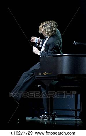 Stock Photo - Performer at Dick Clark's Theatre in Branson, Missouri. Fotosearch