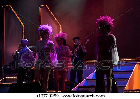 Stock Photo - Performer at Dick Clark's Theatre in Branson, Missouri. Fotosearch