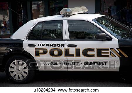 Police car in Branson, Missouri, USA View Large Photo Image Picture - Police car in Branson, Missouri, USA. Fotosearch