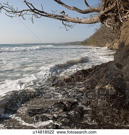 Stock Image - Rocky Costa Rica coastline. Fotosearch