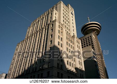 Stock Photo - Sears Tower in Vancouver, British Columbia, Canada. Fotosearch
