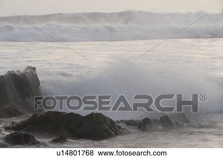 Stock Photo - Seascape in San Jose Costa Rica. Fotosearch