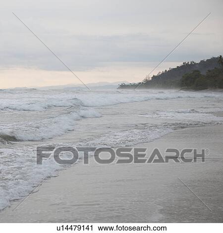 Stock Image - Seashore in Costa Rica. Fotosearch