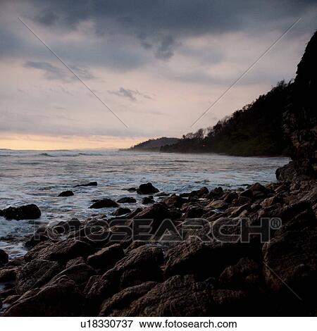 Stock Photo - Seashore in Costa Rica. Fotosearch
