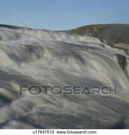 Stock Image - Silky creamy waterfall. Fotosearch