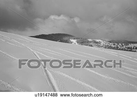 Snow covered mountainside in Vail, Colorado View Large Photo Image Stock Photo - Snow covered mountainside in Vail, Colorado . Fotosearch