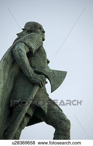 Statue of Leifur Ericksson View Large Photo Image Stock Photo - Statue of Leifur Ericksson. Fotosearch