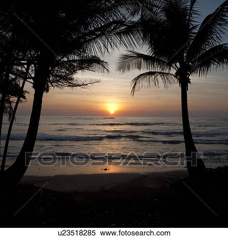 Sunset sky over Costa Rica View Large Photo Image Stock Photography - Sunset sky over Costa Rica. Fotosearch