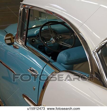 Stock Image - Vintage cars in Branson, Missouri. Fotosearch