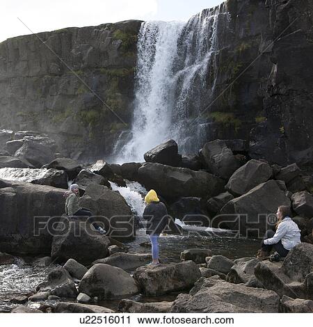 waterfall View Large Photo Image Stock Image - waterfall. Fotosearch