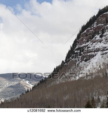 Winter landscape in Vail, Colorado View Large Photo Image Stock Image - Winter landscape in Vail, Colorado. Fotosearch