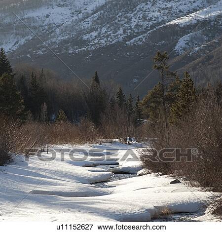 Winter landscape in Vail, Colorado View Large Photo Image Stock Photo - Winter landscape in Vail, Colorado. Fotosearch