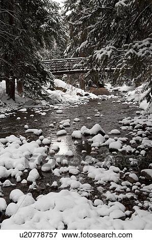 Stock Photo - Winter landscape in Vail, Colorado . Fotosearch