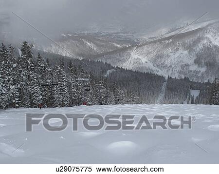 Winter landscape in Vail, Colorado View Large Photo Image Stock Photography - Winter landscape in Vail, Colorado. Fotosearch