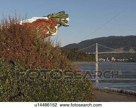 Wooden sculpture in Vancouver, British Columbia, Canada View Large Photo Image Stock Image - Wooden sculpture in Vancouver, British Columbia, Canada. Fotosearch