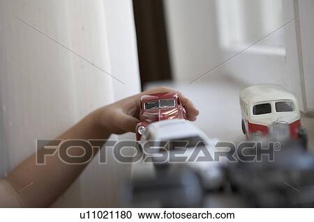 Stock Image - Young boy in playground. Fotosearch