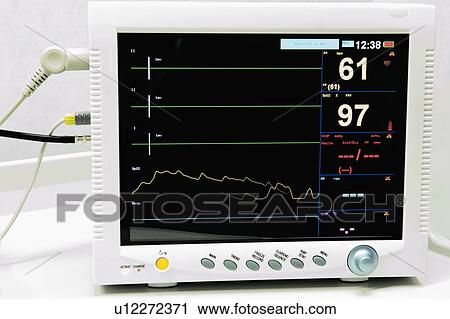 Medical equipment: monitor for blood pressure View Large Photo Image Stock Image - Medical equipment: monitor for blood pressure. Fotosearch