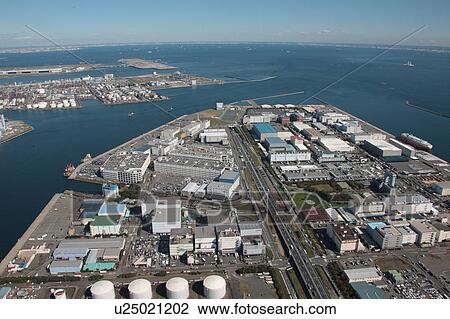 Aerial view of Higashi Ogi Island, Kawasaki City, Kanagawa Prefecture, Honshu, Japan View Large Photo Image Stock Image - Aerial view of Higashi Ogi Island, Kawasaki City, Kanagawa Prefecture, Honshu, Japan. Fotosearch