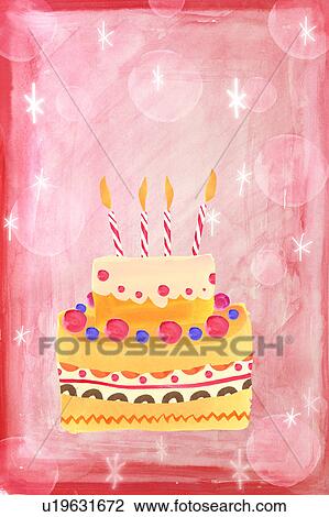 Birthday cake View Large Photo Image Stock Image - Birthday cake. Fotosearch