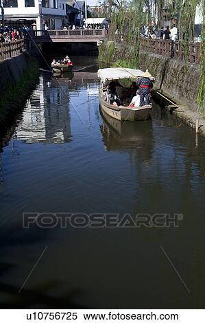 Stock Photography - Boats in Ono River. Fotosearch