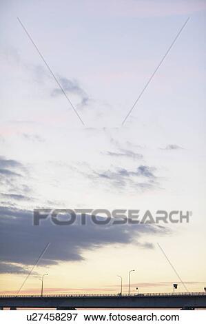 Bridge and sky at dusk, Tokyo Prefecture, Honshu, Japan View Large Photo Image Stock Photo - Bridge and sky at dusk, Tokyo Prefecture, Honshu, Japan. Fotosearch