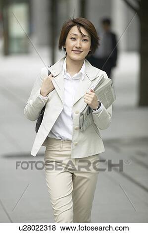 Businesswoman walking View Large Photo Image Stock Photo - Businesswoman walking. Fotosearch