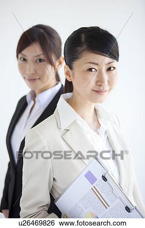 Businesswomen looking at camera View Large Photo Image Stock Photograph - Businesswomen looking at camera. Fotosearch