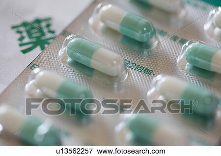 Capsules in blister pack View Large Photo Image Stock Photo - Capsules in blister pack. Fotosearch