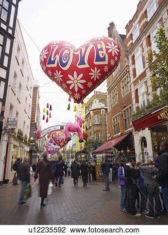 Stock Image - Carnaby Street at Christmas. Fotosearch
