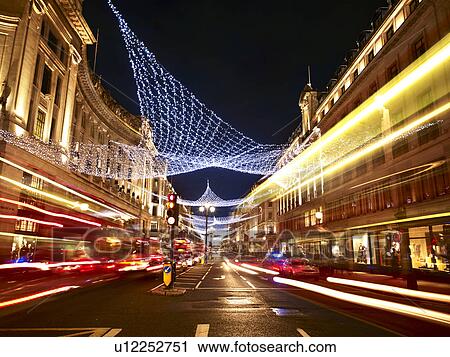 Christmas Lights at Regent Street View Large Photo Image Stock Image - Christmas Lights at Regent Street. Fotosearch