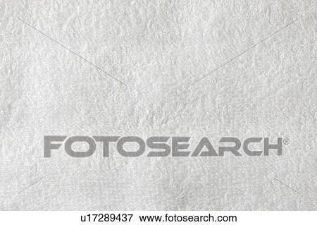 Stock Photo - Close-up of white towel. Fotosearch