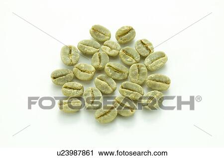 Stock Image - Dried coffee beans. Fotosearch
