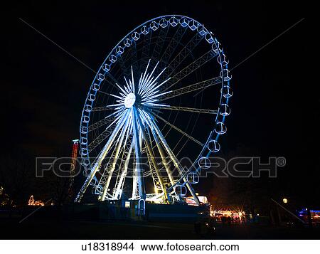 Ferris Wheel in Hyde Park View Large Photo Image Picture - Ferris Wheel in Hyde Park. Fotosearch