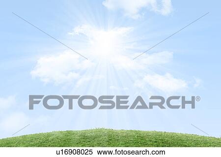 Grass and sky, digital composite View Large Photo Image Stock Photography - Grass and sky, digital composite. Fotosearch