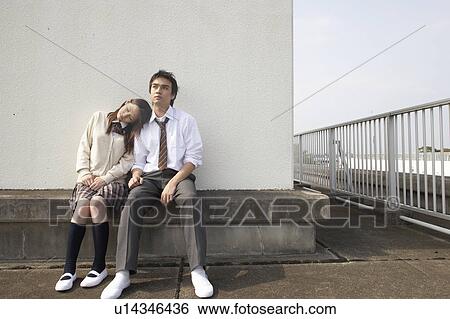 High school students on rooftop, Japan View Large Photo Image Stock Photograph - High school students on rooftop, Japan. Fotosearch