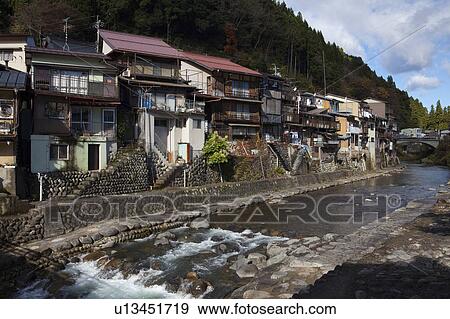Houses by River View Large Photo Image Stock Photo - Houses by River. Fotosearch