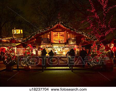 Picture - Hyde Park at Christmas. Fotosearch