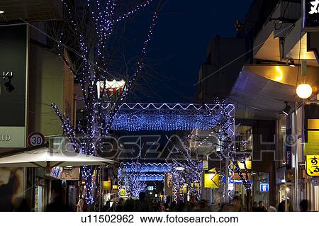 Illuminated Tatemachi Street View Large Photo Image Stock Image - Illuminated Tatemachi Street. Fotosearch