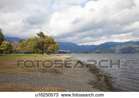 Lake Biwa View Large Photo Image Stock Image - Lake Biwa. Fotosearch